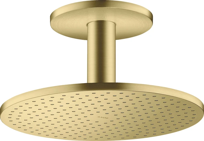 Hansgrohe Axor ShowerSolutions Kopfbrause 300 2jet mit Deckenanschluss brushed brass