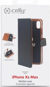 Celly Wally für Apple iPhone XS Max schwarz