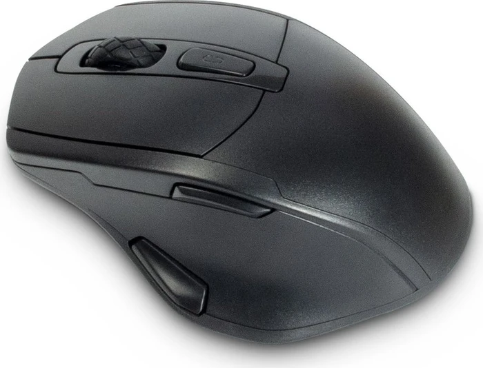 Inter-Tech Eterno M-230 kabellose ergonomische Maus schwarz, USB