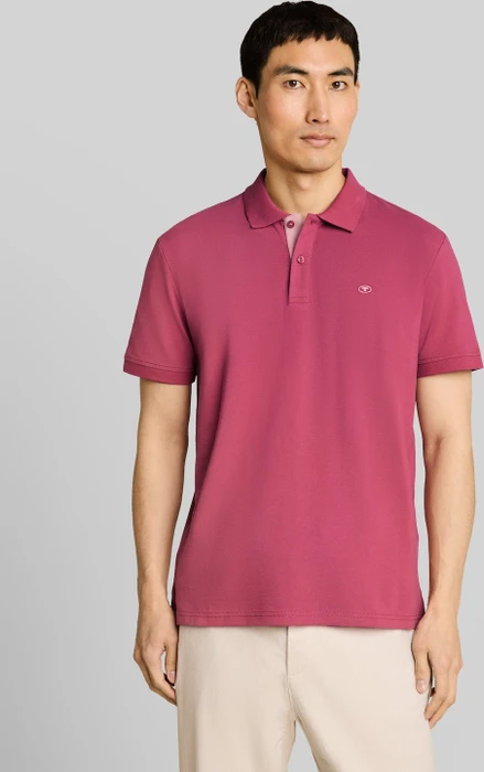 Tom Tailor Piqué Poloshirt kurzarm rosa (Herren)