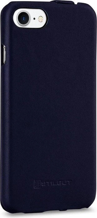 Stilgut UltraSlim Nappa für Apple iPhone 7 dunkelblau