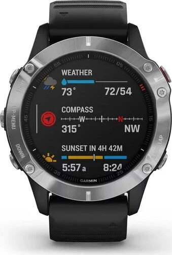 Garmin Fenix 6 schwarz/silber