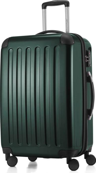 Hauptstadtkoffer Alex TSA Spinner erweiterbar 65cm waldgrün glänzend