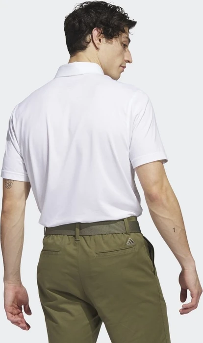 adidas Go-To Poloshirt kurzarm white melange (Herren)