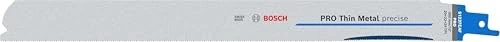 Bosch Professional PRO S1237EAF Thin Metal precise Säbelsägeblatt 20+22+24TPI, 300x1.1mm, 5 Stück