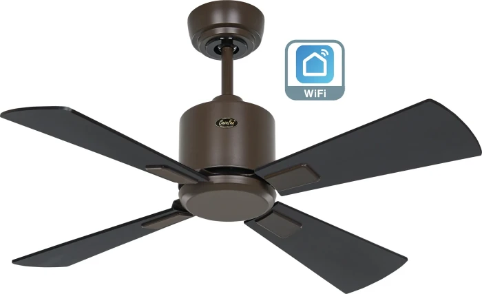CasaFan Eco Neo III 92 BZ-SW/TK WiFi Deckenventilator schwarz/teak