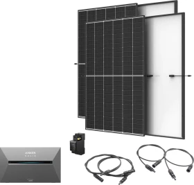 e4mobility Speicher Balkonkraftwerk Anker Solarbank 3 2.7 kWh Set, 1.78kWp