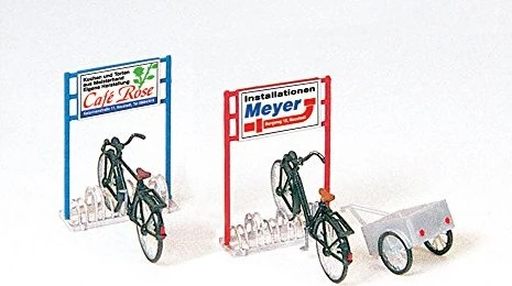 Preiser Fahrradständer & Fahrräder