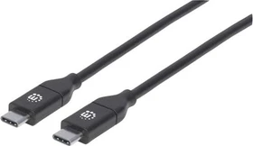 Manhattan USB 2.0 Typ C-Anschlusskabel 2.0m schwarz