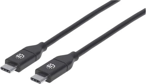 Manhattan USB 2.0 Typ C-Anschlusskabel 2.0m schwarz