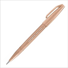 Pentel Brush Sign Pen SES15C hellbraun