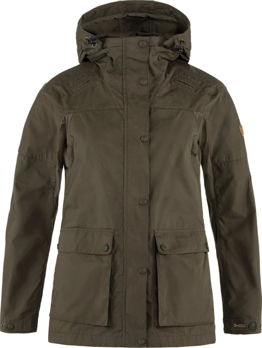 Fjällräven Forest Hybrid Modell 2022 Funktionsjacke dark olive (Damen)