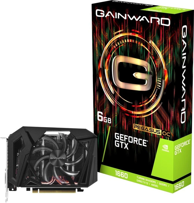 Gainward GeForce GTX 1660 Pegasus OC, 6GB GDDR5, DVI, HDMI, DP