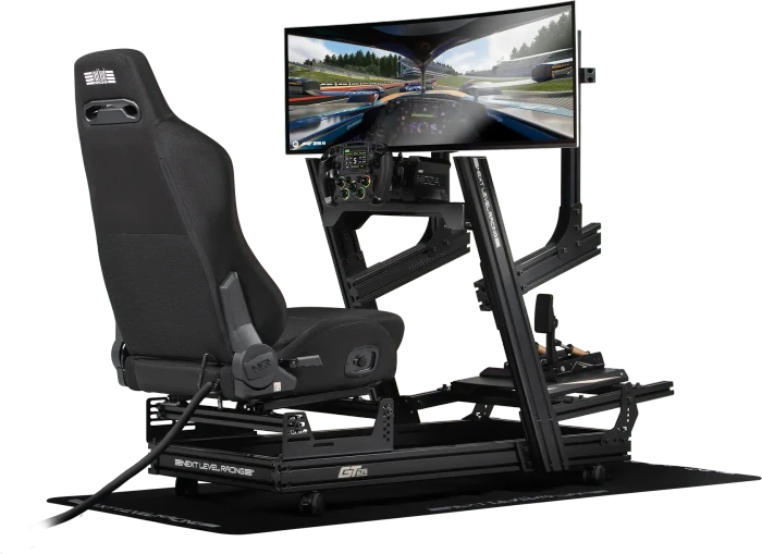 Next Level Racing ERS3 Haptic Feedback Sim Racing Seat, schwarz