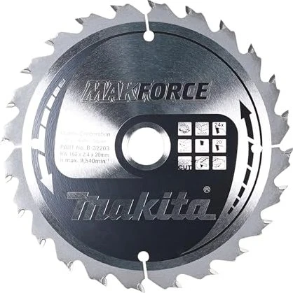 Makita MakForce Kreissägeblatt 24Z, 160x2.4x20mm, 1 Stück