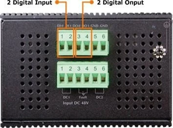 Planet IGS-10020HPT Industrial Railmount Gigabit Managed Switch, 8x RJ-45, 2x SFP, 270W PoE+
