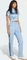 adidas Beckenbauer Trainingshose lang ash blue/black (Damen) Vorschaubild