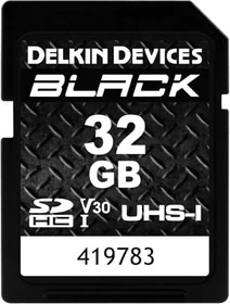 Delkin Black R90/W90 32GB, UHS-I U3, Class 10