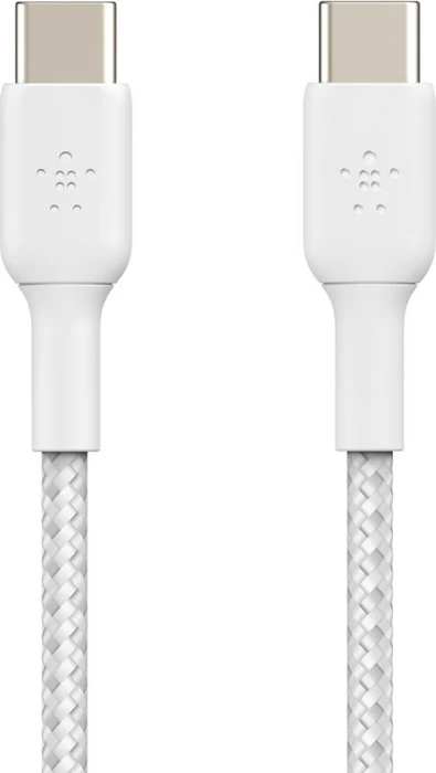 Belkin BoostCharge Braided USB-C to USB-C 1.0m weiß