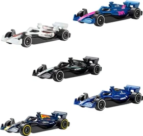 Mattel Hot Wheels Formel 1 5er-Pack 1:64 (verschiedene Ausführungen)