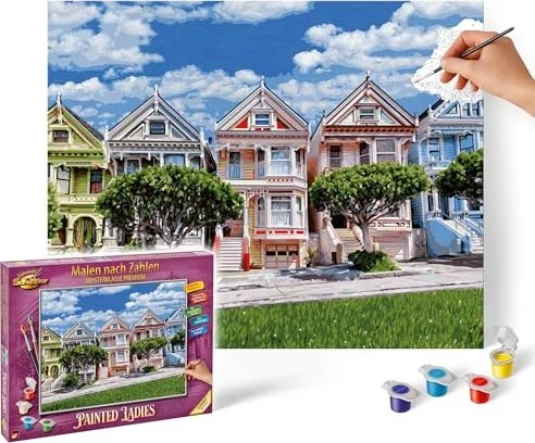 Schipper Arts & Crafts Malen nach Zahlen Painted Ladies
