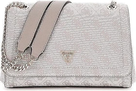 Guess Noelle 4G-Logo Mini Umhängetasche dark taupe