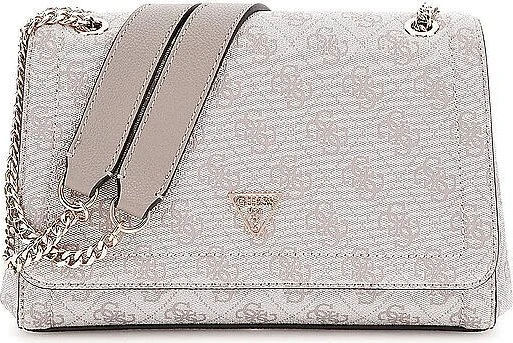 Guess Noelle 4G-Logo Mini Umhängetasche dark taupe