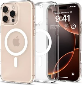 Spigen Ultra Hybrid (MagFit) für Apple iPhone 16 Pro frost clear