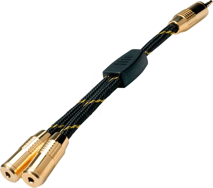 Roline / Secomp Y-Kabel 3.5mm Klinke