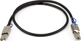 QNAP mini SAS x4 [SFF-8088] auf mini SAS x4 [SFF-8088] Kabel, 0.5m (CAB-SAS05M-8088)