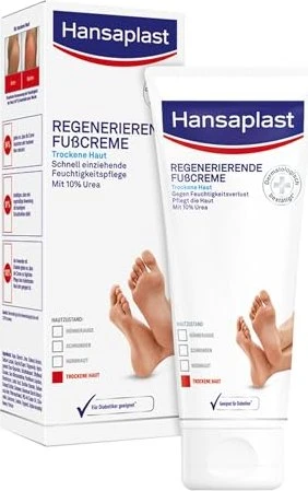 Hansaplast Regenerierende Fußcreme mit 10% Urea, 100ml