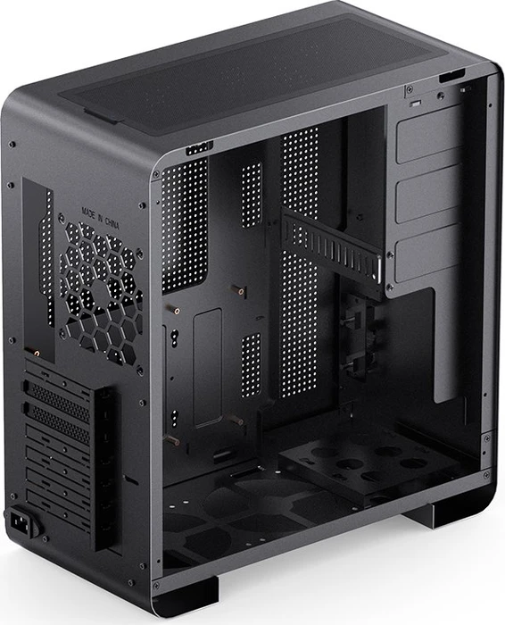 Jonsbo U4 Pro, schwarz, Glasfenster