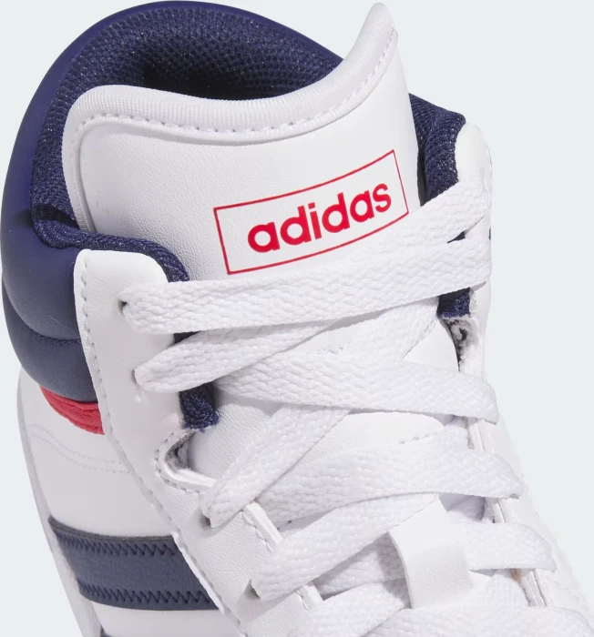 adidas Hoops Mid 4.0 cloud white/dark blue/team victory red (Junior)