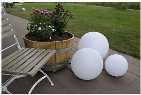 Heitronic Mundan 50cm Gartenleuchte weiß