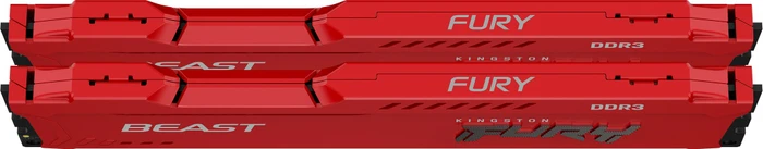 Kingston FURY Beast rot UDIMM 8GB Kit, DDR3-1600, CL10-10-10, 1RX8