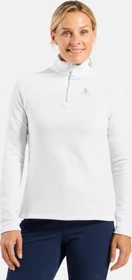 Odlo Rigi Mid Layer Half Zip Laufshirt langarm weiß (Damen)