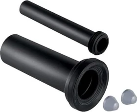 Geberit Anschlussset für Wand-WC, Länge 30cm, mattverchromt, ø110mm