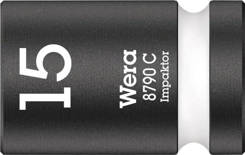 Wera 8790 C Impaktor Außensechskant Steckschlüssel 1/2", 15x38mm