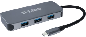 D-Link 6-in-1 USB-C Multiport-Adapter, RJ-45, USB-C 3.0 [Stecker] (DUB-2335)