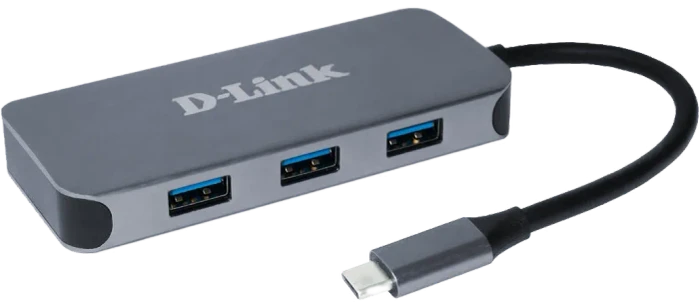 D-Link 6-in-1 USB-C Multiport-Adapter, RJ-45, USB-C 3.0 [Stecker]