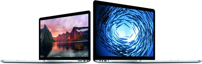 Apple MacBook Pro 15.4" Retina, silber, Core i7-4770HQ, 16GB RAM, 256GB SSD, DE [Mid 2015]