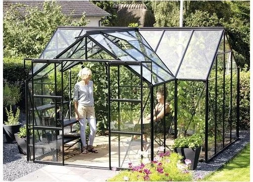 Vitavia Sirius ESG 3mm Gewächshaus schwarz