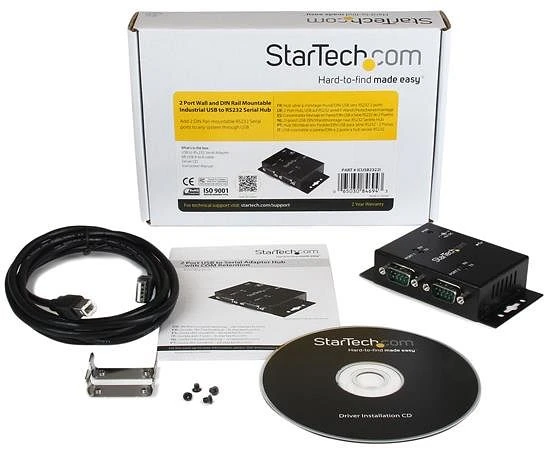StarTech Industrieller USB 2.0 auf 2-port seriell Hub