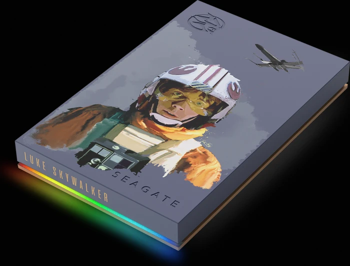 Seagate FireCuda Gaming HDD - Luke Skywalker Special Edition, 2TB, +Rescue, USB 3.0 Micro-B
