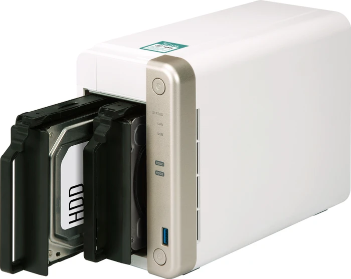 QNAP Turbo Station TS-251B-4G, 4GB RAM, 1x RJ-45 1000Base-T, 2x USB-A 3.0