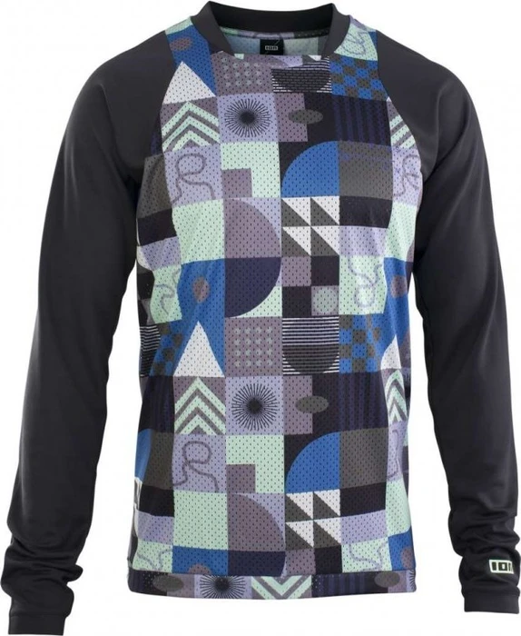 ION Scrub 10 Years Trikot langarm schwarz (Herren)