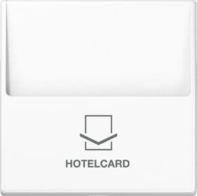 Jung Serie A Hotelcard-Schalter ohne Taster-Einsatz, alpinweiß
