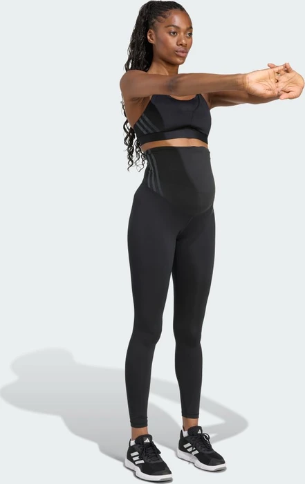 adidas Powerimpact Luxe Medium-Support Maternity Sport-BH black/carbon (Damen)