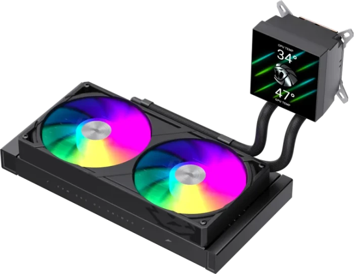 GameMax Glacier 240 BK, schwarz