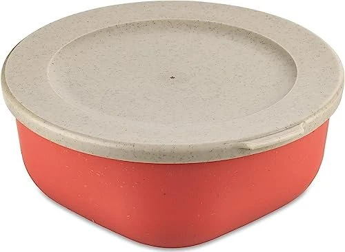 koziol Connect Box 0.7 mit Deckel Speisegefäß 700ml nature coral